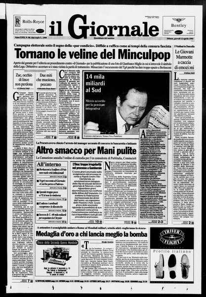 Il giornale : quotidiano del mattino